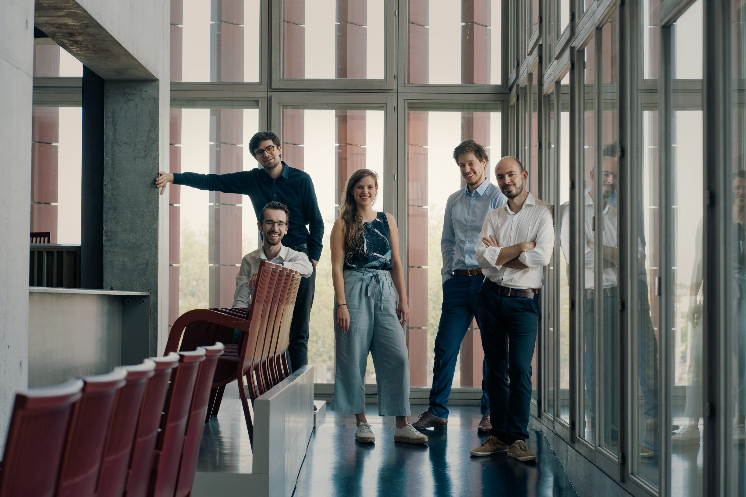 Núna Ensemble in Concertgebouw Brugge, kleur zonder instrumenten